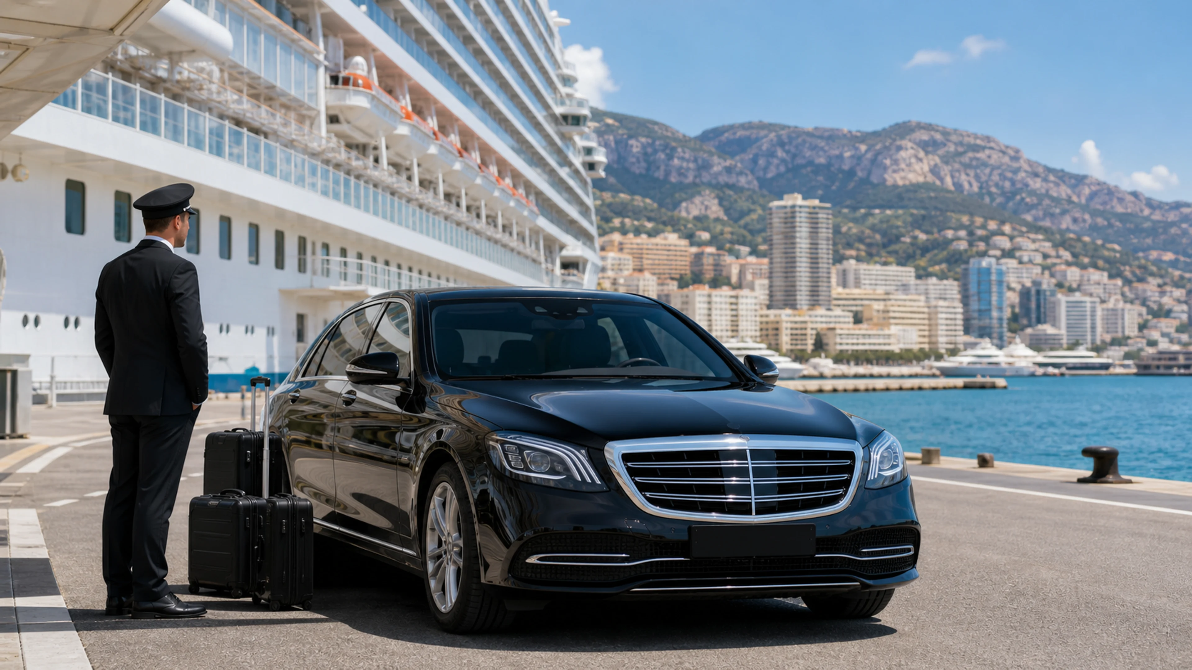 Cruise port chauffeur arrival service